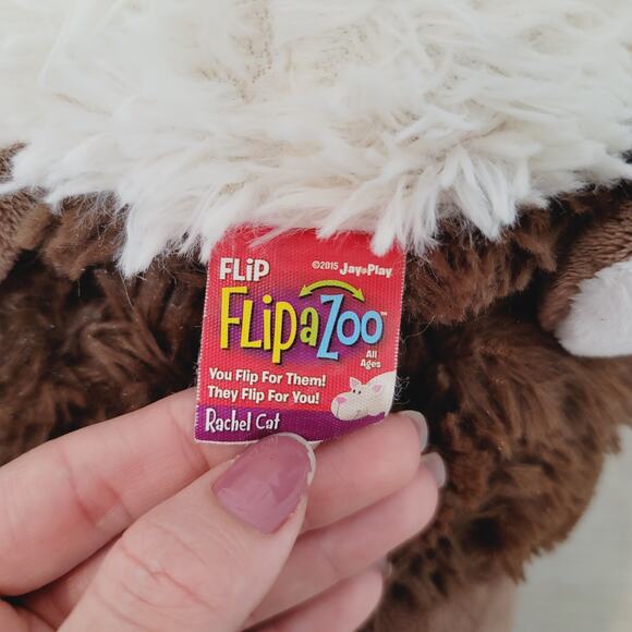 Flip A Zoo Bradley Labrador & Rachel Cat Plush toy pets stuffed animals Pillow - Picture 7 of 11